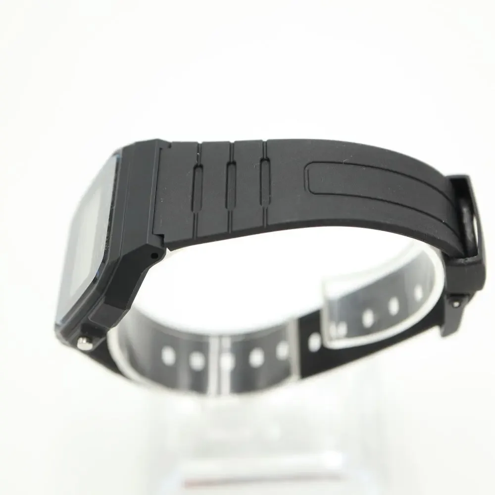 Casio F-91W Black Negative Display Digital 35mm Watch Alarm Chrono w New Battery